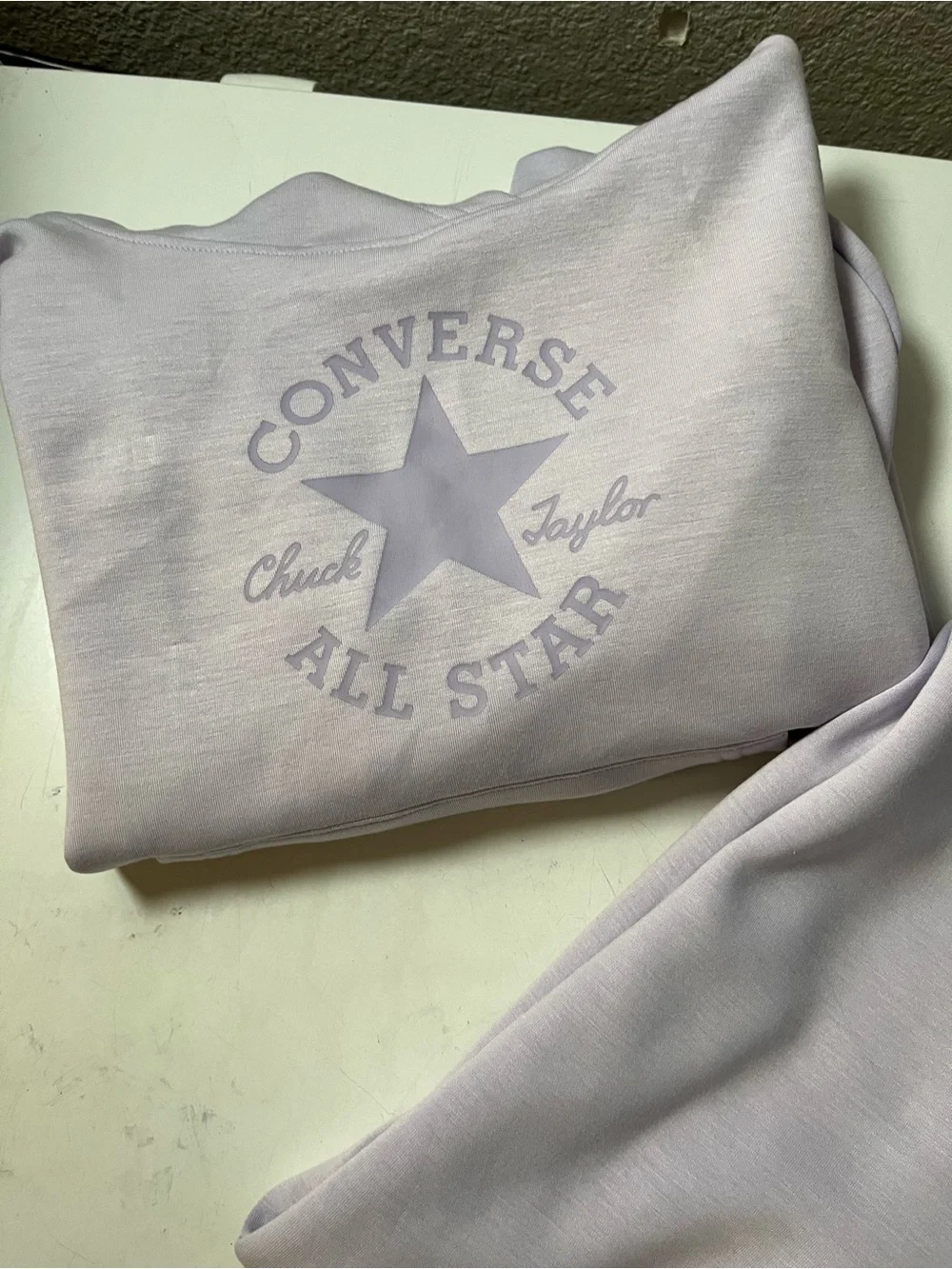 Converse Kids Lavender All Star Sweatshirt & Jogger Set
